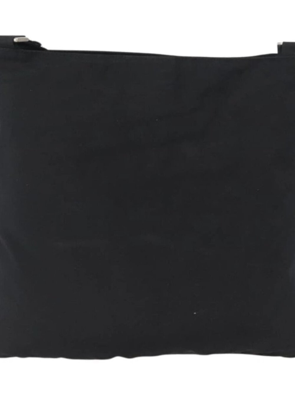 PRADA Shoulder Bag Nylon Black Silver - Picture 3 of 16